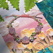 Endless Summer Amethyst Healing Crystal Bracelet - Inkduo