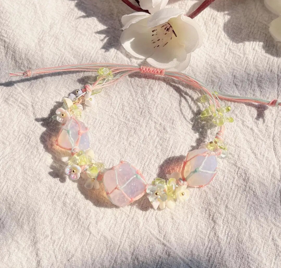 Endless Summer Amethyst Healing Crystal Bracelet - Inkduo